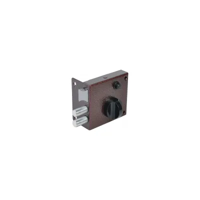 Накладной замок Marlok ЗН 3, 2 ригеля, с защелкой, медь 020605