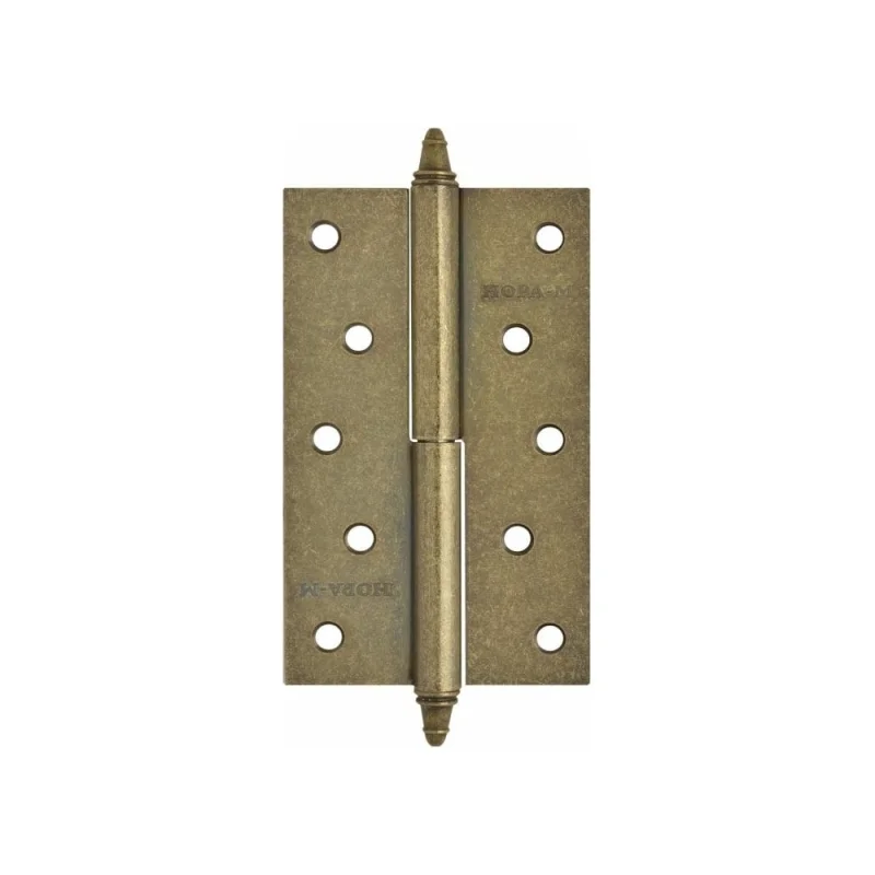 Петля НОРА-М 610-5" застар.бронза правая 125x75x2.5 5463
