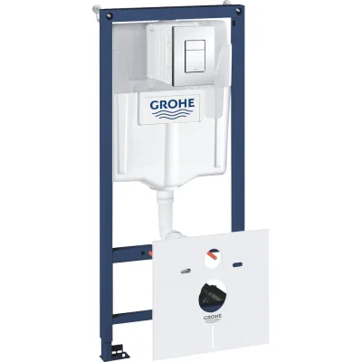 Система инсталляции для подвесного унитаза GROHE Rapid SL комплект 5 в 1 38827000
