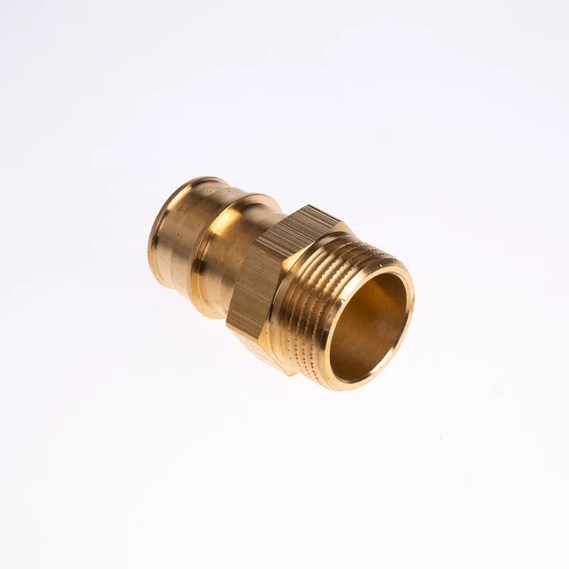 Муфта для PE-X труб РОС радиальная латунь Дн 25x3/4 НР (127-3715) R0341408