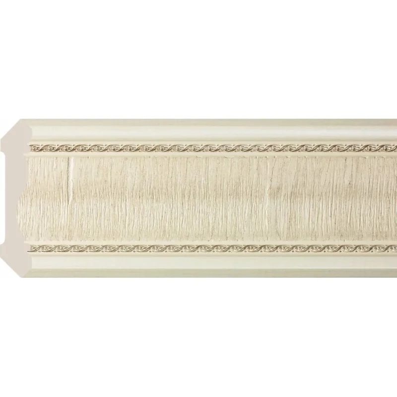 Карниз Cosca Decor 172-6 интерьерный багет, 100 мм, дуб беленый СПБ016756