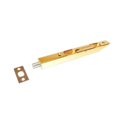 Ригель дверной Trodos L160 торцевой, золото 205044