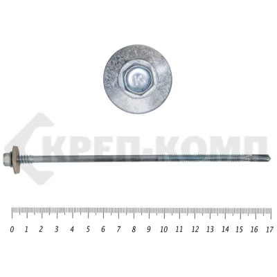 Саморез для сендвич-панелей КРЕП-КОМП 6,3/5,5х170, 50 шт. сспк170мф