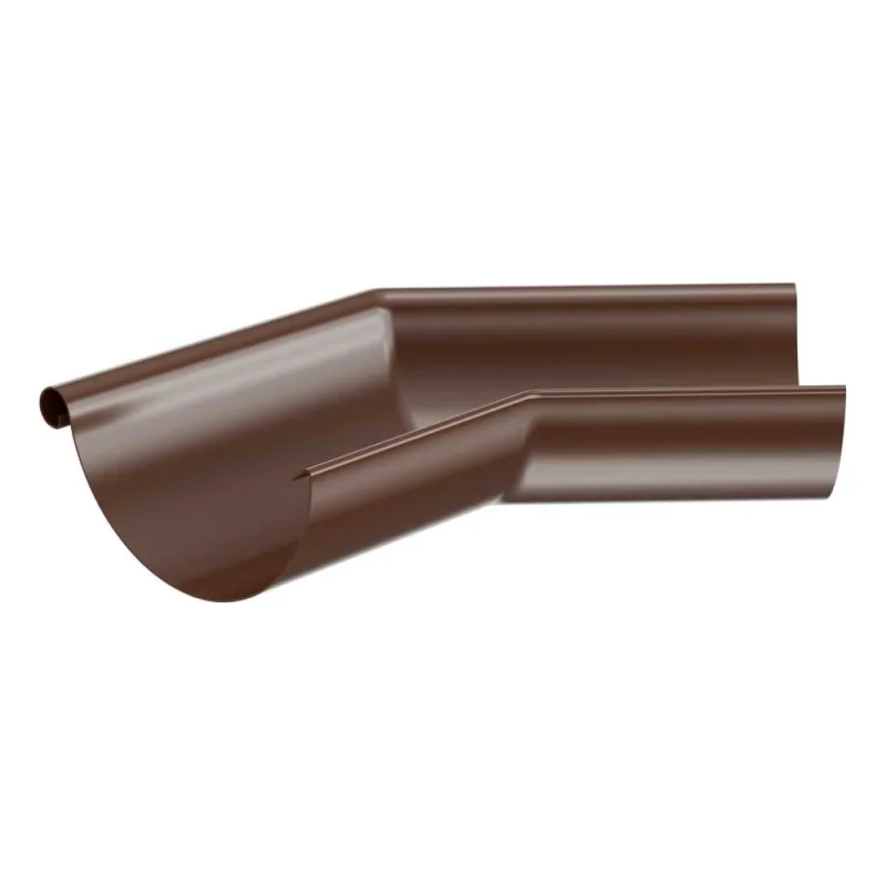Желоб угловой наружний МЕТАЛЛИК и КО 135, цинк, 0.50 (RAL 8017) п/о О0000003149