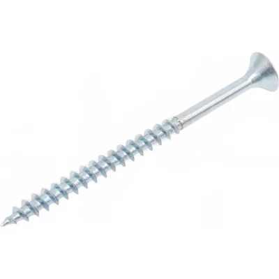 Саморез универсальный МЕТАЛЛСЕРВИС 6x80 мм, белый цинк, 3 шт. МС 1268205