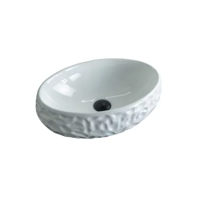 Раковина Gid 9030wf накладная, белая, 48x34x15 51187