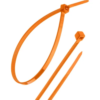 Нейлоновый хомут TDM ELECTRIC 2.5х150 мм, оранжевый, 25 штук SQ0515-0366