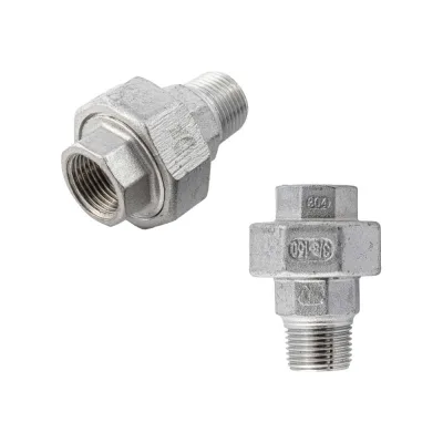 Американка NEWKEY нр/вр нержавеющая, AISI304 DN10 (3/8), (CF8), PTFE, PN16, набор 2 шт NAB2-NK-ADM10/4