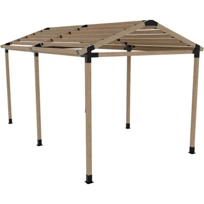 Комплект кронштейнов (опора бруса) АрсеналЪ PERGOLA двускатный 3x3м стандартный мод. AR7573DE957-06