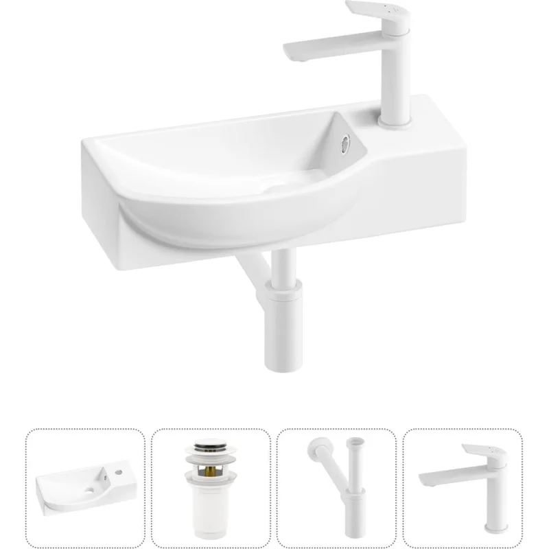 ΠΠΎΠΌΠΏΠ»Π΅ΠΊΡ Wellsee 4 Π² 1 Lavinia Boho Bathroom Sink Π½Π°ΠΊΠ»Π°Π΄Π½Π°Ρ/ΠΏΠΎΠ΄Π²Π΅ΡΠ½Π°Ρ ΡΠ°ΠΊΠΎΠ²ΠΈΠ½Π° 45x24 ΡΠΌ 20216116R