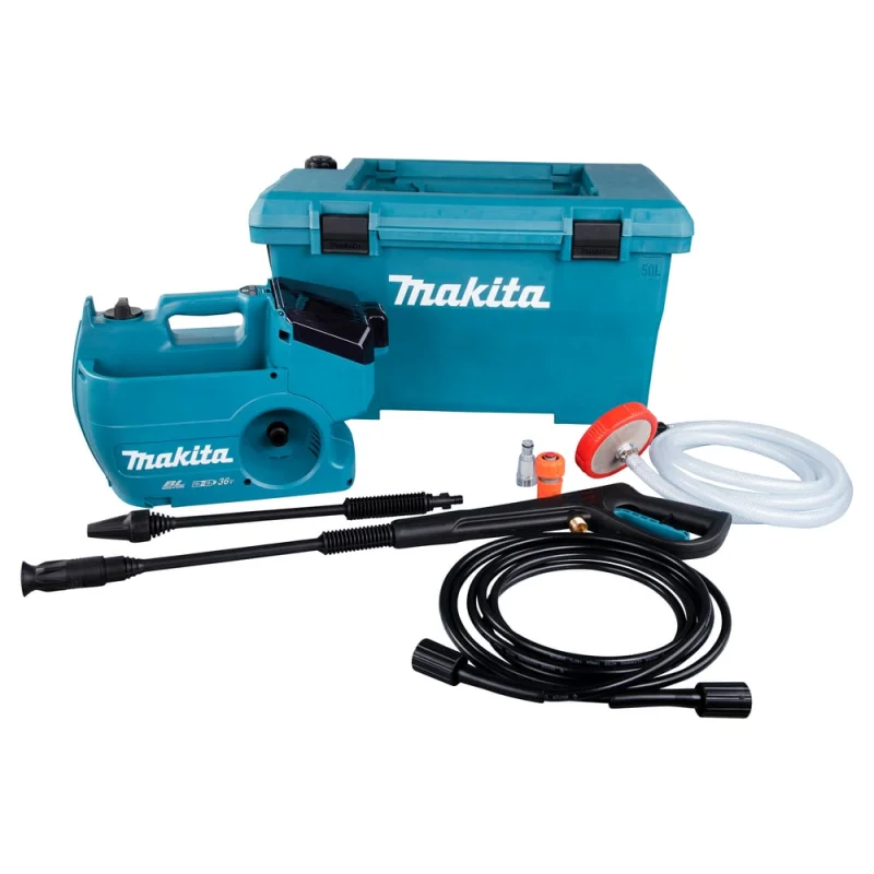 Аккумуляторная мойка высокого давления Makita LXT BL 2x18 В DHW080ZK