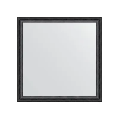 Зеркало в багетной раме EVOFORM черный дуб 37 мм, 60x60 см BY 0614