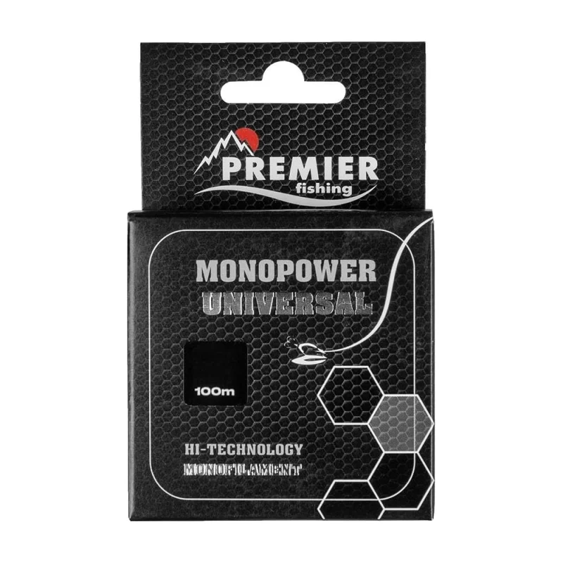 Леска Preмier fishing мonopower universal 0.12мм/100м, clear nylon pr-мu-t-012-100 00000281057