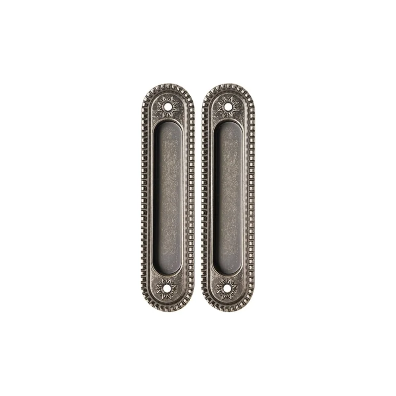 Ручка для раздвижных дверей ARMADILLO SH.CL152.010 (SH010/CL) AS-9 античное серебро 33757