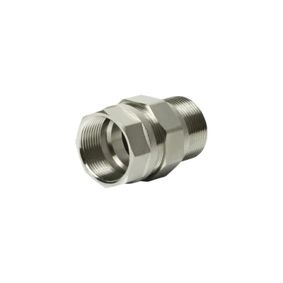 Переходник VRT со сгоном 1 1/2, прямой, никель 511809