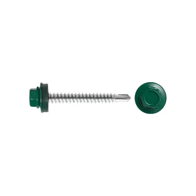 Саморез кровельный SWFS Премиум RAL-6005 ZP 5,5х19 (200шт) тов-213144