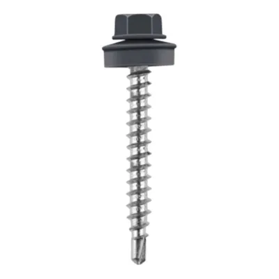 Саморез кровельный 23 Болта 4,8x50/51 графитовый серый RAL7024 250 шт B0310480517JG07ф250