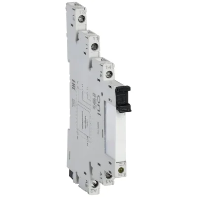 Реле интерфейсное ONI ORK с розеткой 1A 24В DC (20шт/упак) ORK-1-1A-DC24V