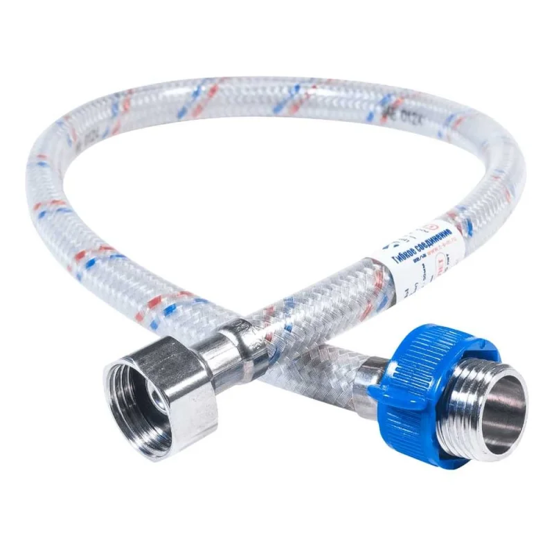 Соединитель для воды ЦС Г/П НЕЙЛОН 1/2”Г х 3/4Ш L-30 см, 2 шт ГП002175.2