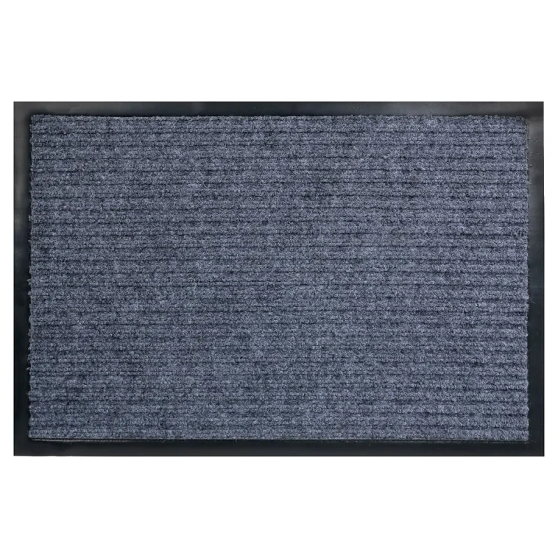 Грязезащитный коврик РемоКолор 3+2 ПВХ, полиэстер, серый, 60x90 см 70-1-691