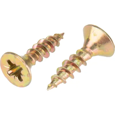 Универсальный саморез KRANZ 4x16, желтый цинк, 200 шт. KR-01-3311-024