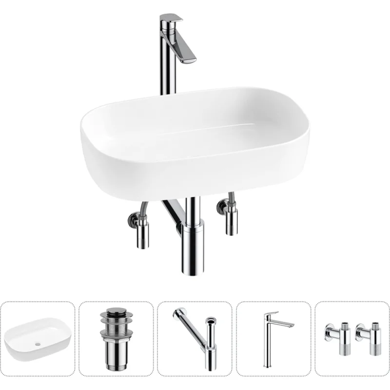 Накладная раковина для ванной Lavinia Boho комнаты Bathroom Sink в наборе 5 в 1 20217511R