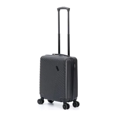 Чемодан Torber Lama, черный, ABS-пластик, 38x21x55 см, 37 л T1919S-Black
