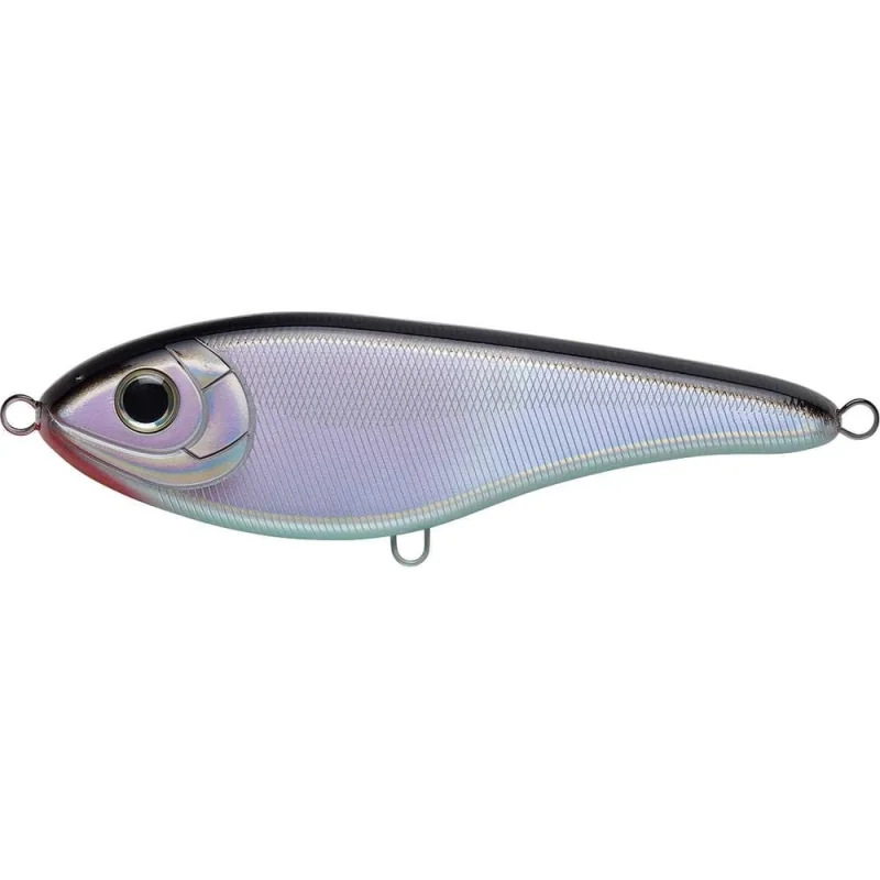 Воблер Strike Pro Джеркбейт Tiny Buster, цвет: A010-EP Black Back Silver EG-149#A010-EP