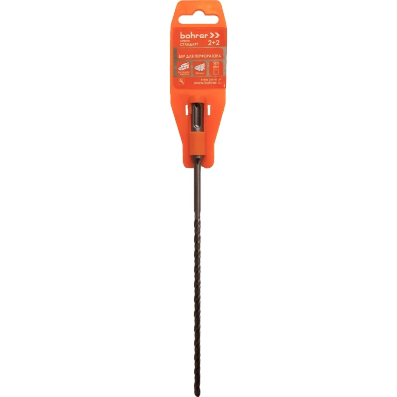 Бур Стандарт (14x290х350 мм; 2 резца + 2 спирали; SDS-Plus) BOHRER 30114350