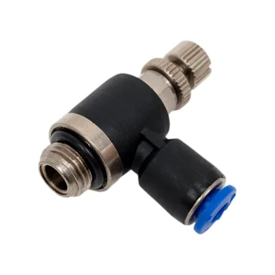 Дроссель с обратным клапаном 4 мм G1/8" CDC Pneumatics NSC 04G01