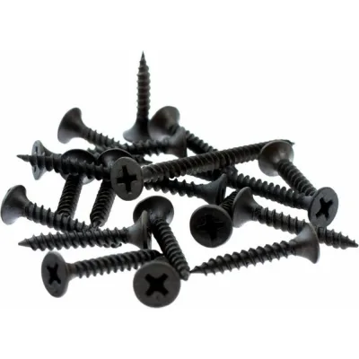Саморез крепежная техника черный, 4,2x70 м 20 шт. 10025