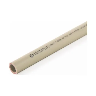 Труба LAMMIN ppr арм. стеклов. pn20 25x3,5 2м серый Lm310210350252G