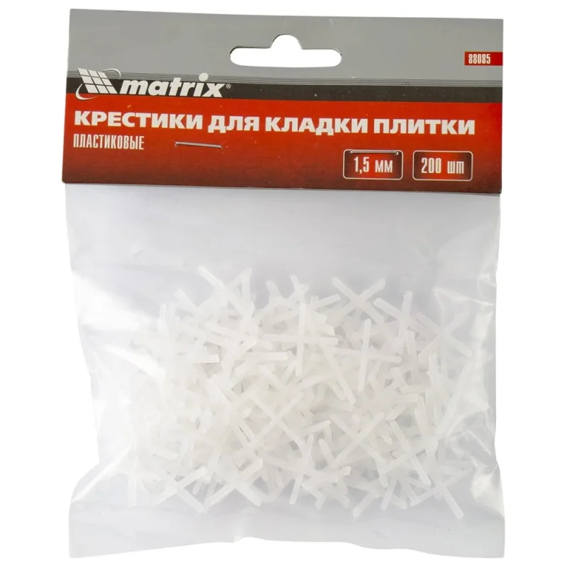 Крестики (200 шт; 1.5 мм) для кладки плитки MATRIX 88085