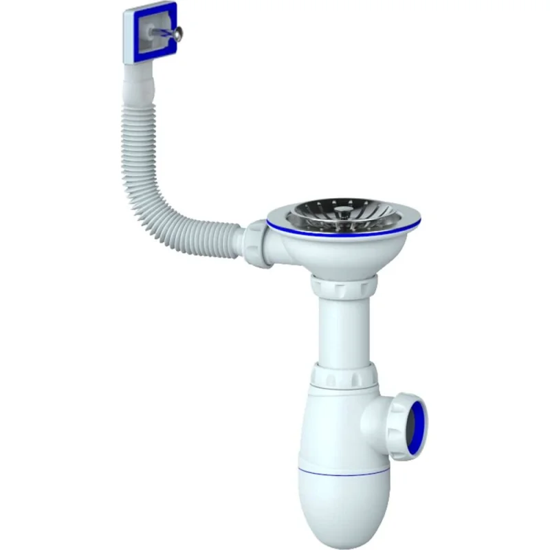 Сифон Unicorn B410 3 1/2х40 с прямоугольным переливом 533277