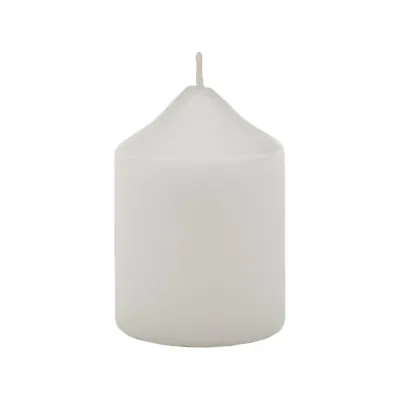 Свеча Антей Candle бочонок 40x60 мм, цвет: белый 5070932