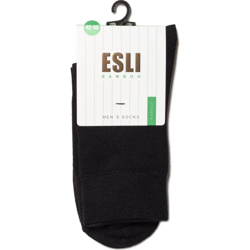 Носки мужские ESLI BAMBOO 14С-121СПЕ рис. 000, р-р 40-41, черный 1001330410020012000
