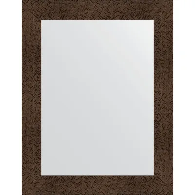 Зеркало EVOFORM в багетной раме - бронзовая лава 90 mm (70x90 cm) 3184