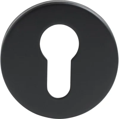 Накладка для ц/м Стандарт 0200 BLACK ЧЕРНАЯ INOX нерж. сталь 14877