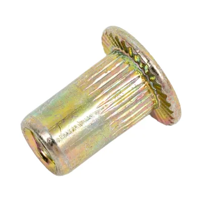 Заклепка резьбовая SORREX стандартный бортик с рифлением М3x9 (250 штук) PZW M3 250