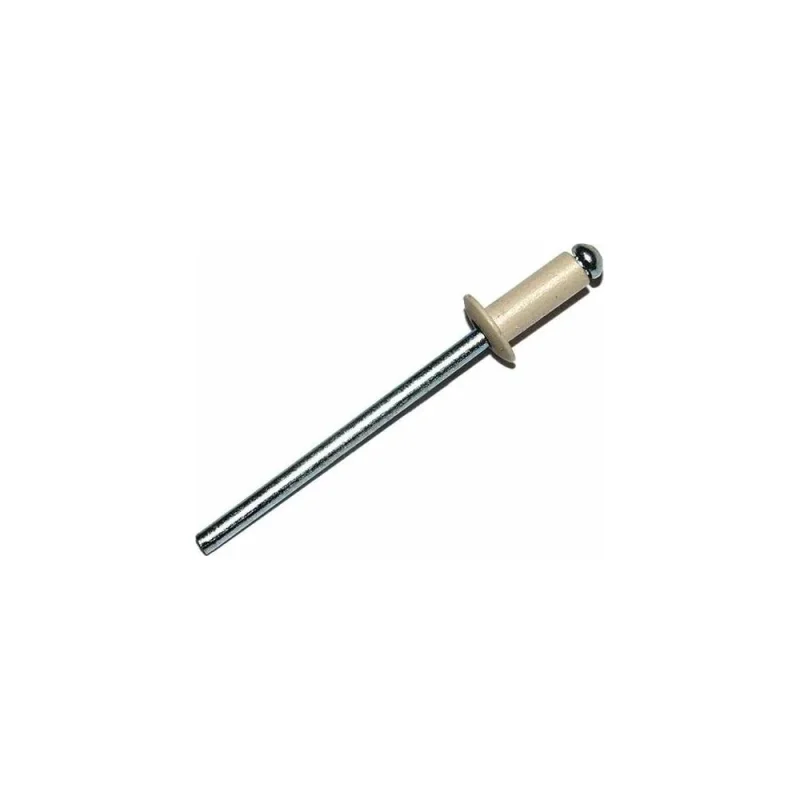 Заклёпка вытяжная Daxmer 4,0x10 мм, RAL 1014, алюм/ст., 1000 шт. 00000307997