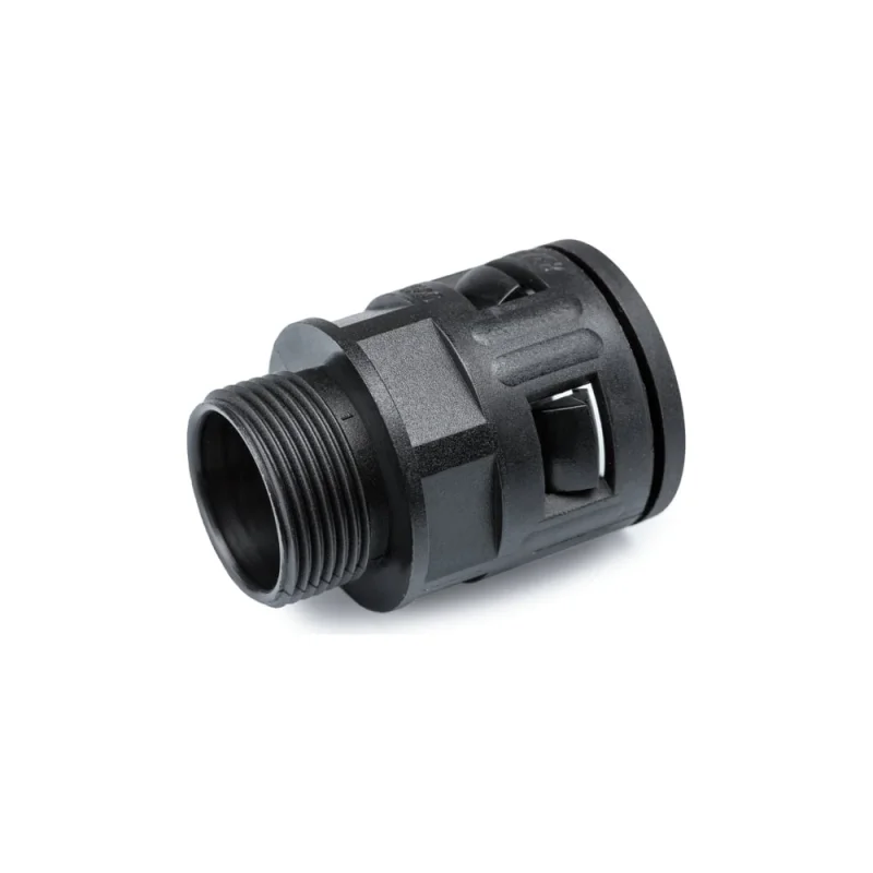 Муфта для гофрированных труб WEYER WQG1-M25B/AD25.5 - коннектор прямой, нар. M25x1.5 WE0104400
