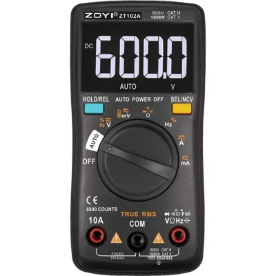 Мультиметр-автомат ZOYI ZT-102A температура емкость частота NCV Z106