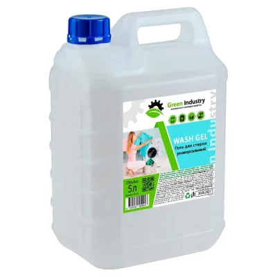 Гель для стирки Green Industry wash gel, 5л 100168