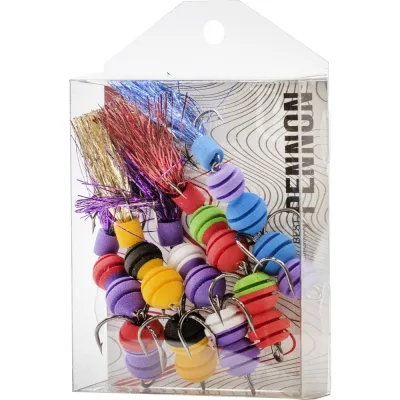 Приманки джиговые Lucky John LJ PENNON ROLLERWORM MIX4 5 шт LJPB003-04