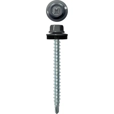 Кровельный саморез Daxmer 4,8х50 RAL 7024, сверло №1, 150 шт. 00000306238