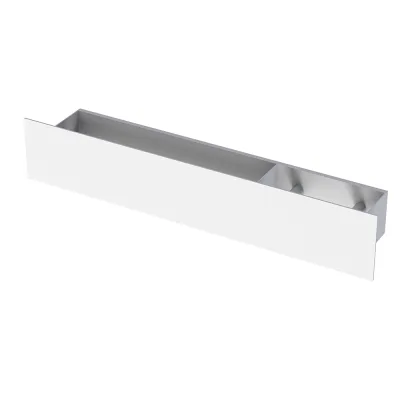 Полка Граф Держалкин Skyline patron 50x9.2x9, крючки справа, белая Fl-sky-pa50п-б