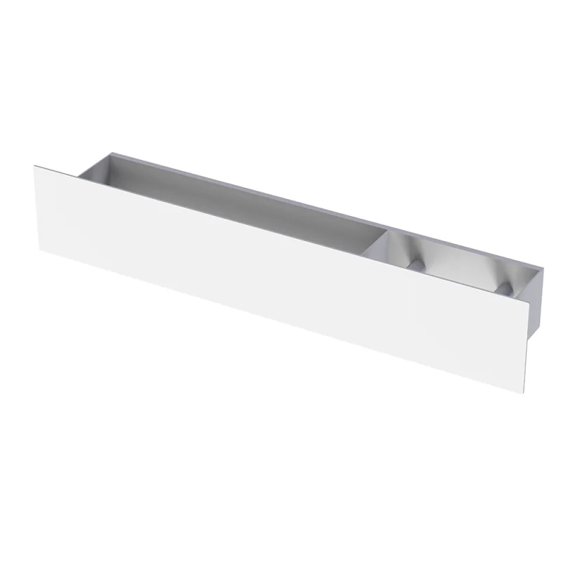 Полка Граф Держалкин Skyline patron 50x9.2x9, крючки справа, белая Fl-sky-pa50п-б