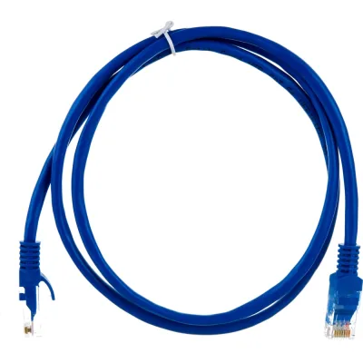 Патч-корд ExeGate UTP-RJ45-RJ45-5e-1M-BL, UTP, cat.5e, 1м, синий 241494