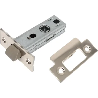 Межкомнатная защелка PUERTO пластиковый язычок, никель матовый B2B L 5-45 plastic SN