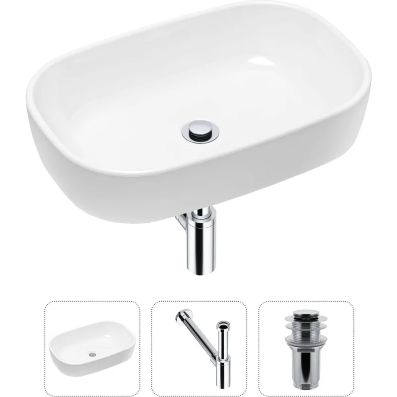 Накладная раковина для ванной Lavinia Boho Bathroom Sink в комплекте 3 в 1 21520005